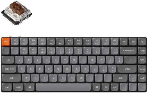 Klawiatura KEYCHRON K3 Max QMK/VIA Wireless RGB Hot-Swap Brown Switch