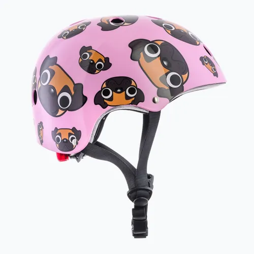 Kask rowerowy dziecięcy Hornit Pug pink/brown