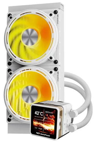 Chłodzenie wodne DARKFLASH Explore DE240 Biały