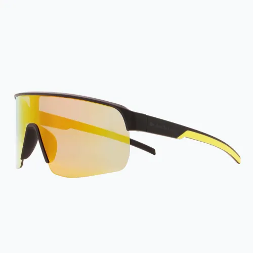 Okulary przeciwsłoneczne Red Bull SPECT Dakota black/brown with pink yellow mirror