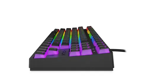 Klawiatura mechaniczna Krux Atax RGB Pudding Outemu Black Czarny