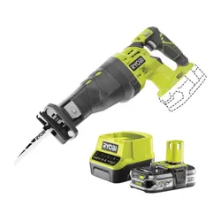 Piła szablasta RYOBI R18RS-0 + Akumulator RYOBI RC18120-125 2.5Ah 18V + Ładowarka