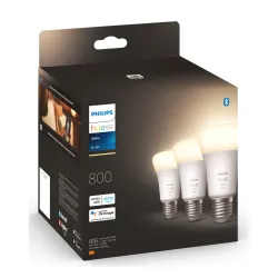 Żarówka LED Philips Hue White E27 800lm 3szt.