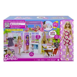 Barbie Kompaktowy domek + lalka (HCD48)