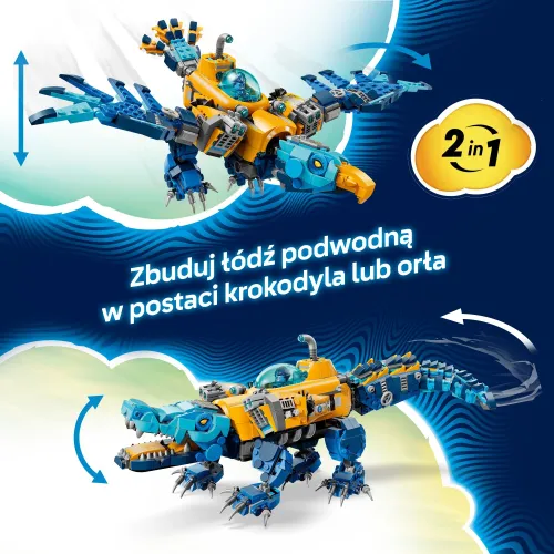 LEGO 71512 DREAMZzz Krokodylołódź podwodna
