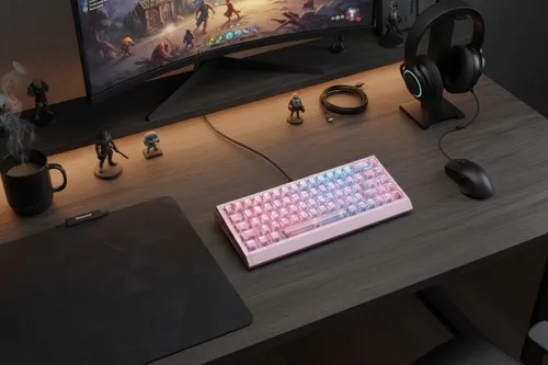 Klawiatura MCHOSE Ace 68 GT Crystal Pink
