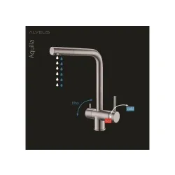 Bateria Alveus Aquila 1139805 Srebrny Mosiądz