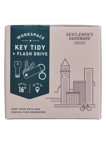 Organizer do kluczy Gentlemen's Hardware Key Tidy + Flash Drive