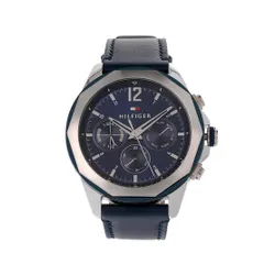 Tommy Hilfiger Lars 1792063 Gümüş / Donanma Saati