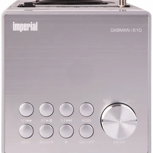 Radioodbiornik Imperial DABMAN i610 Radio FM, DAB+ Internetowe Wi-Fi Bluetooth Szary