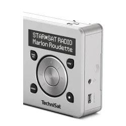 Radioodbiornik TechniSat DigitRadio 1 Radio FM DAB+ Srebrny