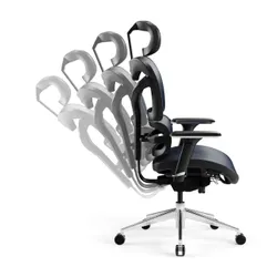 Fotel DIABLO CHAIRS V-Commander Czarno-niebieski