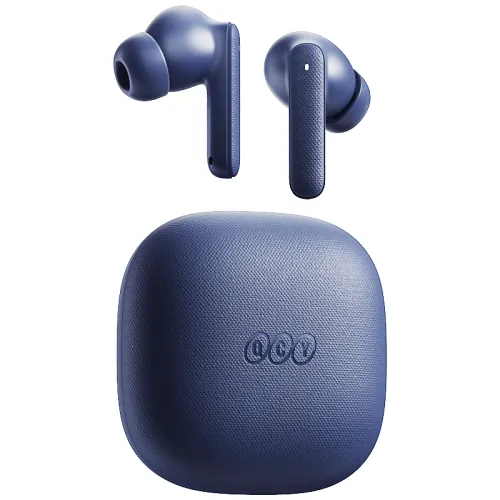 Słuchawki bezprzewodowe QCY Buds T43 Dokanałowe Bluetooth 5.3 Niebieski