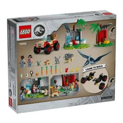 Конструктор LEGO Jurassic World 76963 спасательный центр для маленьких динозавров