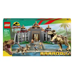 LEGO Jurassic World центр для посетителей: атака тиранозавра и хищника (76961)