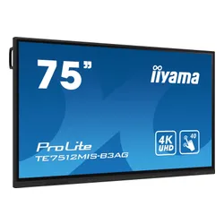 Monitor IIYAMA ProLite TE7512MIS-B3AG 75" 3840x2160px IPS