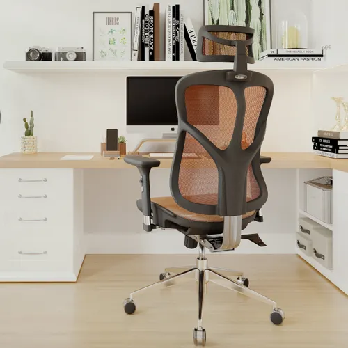 Fotel DIABLO CHAIRS V-Basic Czarno-pomarańczowy