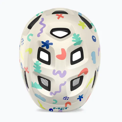 Kask rowerowy dziecięcy MET Hooray icons matt