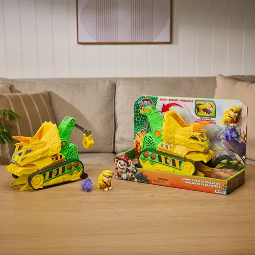 Pojazd SPIN MASTER Psi Patrol Dino Movie Koparka Rubble A Deluxe 6075978