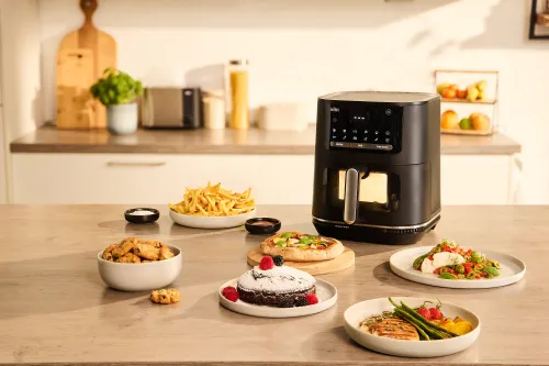 Air Fryer Frytkownica beztłuszczowa BRAUN MultiFry 5 HF5073 6l z okienkiem do obserwacji postępów gotowania