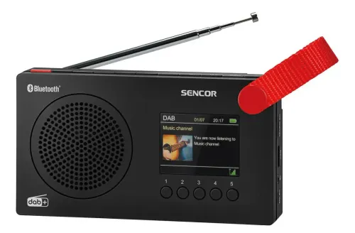 Radioodbiornik Sencor SRD 7757BK Radio FM DAB+ Bluetooth Czarny