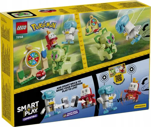 LEGO Pokémon SMART Play 72158 Sprigatito Fuecoco Quaxly bitwa 313 el. 8+