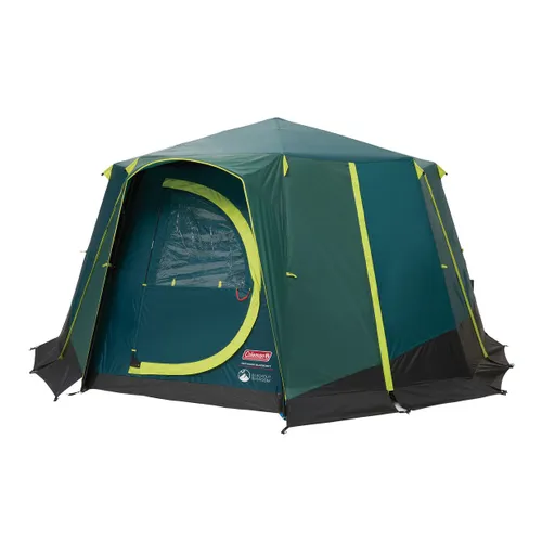 Namiot kempingowy 8-osobowy Coleman Cortes Octagon Blackout Bedroom green