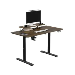 Biurko Ultradesk HIGHLANDER 120cm Regulacja wysokości Brązowy