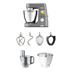 Robot kuchenny planetarny KENWOOD KWL90.244SI Titanium Chef Patissier XL 1400W z wagą i funkcją podgrzewania (2 misy)