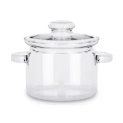 Garnek szklany żaroodporny z pokrywką SIMAX NYKO 2 l