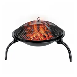 Grill węglowy VELACO VL07-BLACK Czarny