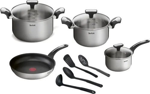 Zestaw garnków TEFAL Emotion E300SB74 (11 elementów)