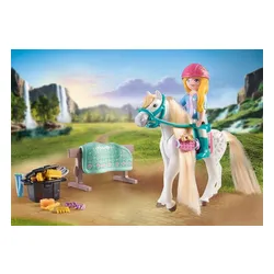 Playmobil Zestaw z figurkami Horses 71354 Isabella i Lioness z myjnią dla koni