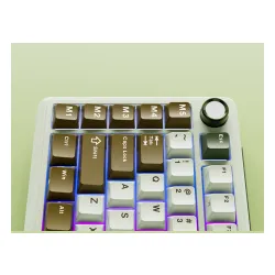 Klawiatura mechaniczna Royal Kludge RK-L75 BG Linear Cream Switch Zielono-Brązowy