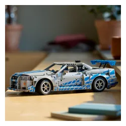 LEGO Klocki Technic 42210 Samochód Nissan Skyline GT-R (R34) z filmu Za szybcy, za wściekli