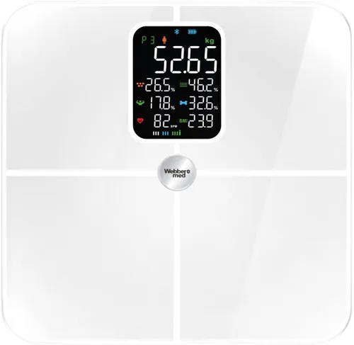 Waga łazienkowa WEBBER Bonita SBS-1321B-W Biały