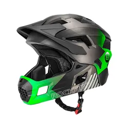 Kask rowerowy dziecięcy Rockbros 10110061003 Kids Helmet black/ti-green