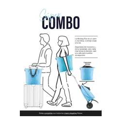 Zestaw Combo Rolser wózek składany I-Max MF 2L + torba - black