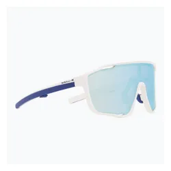 Okulary przeciwsłoneczne Red Bull SPECT Kraft white/smoke with blue mirror