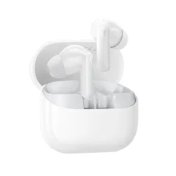 Słuchawki bezprzewodowe Baseus Bass BP1 NC Doknałowe Bluetooth 6.0 Biały