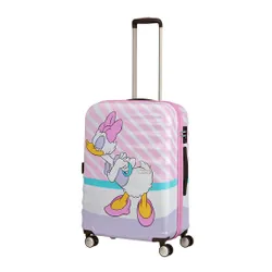 American Tourister Wavebreaker Disney Orta Bavul-Daisy pink kiss