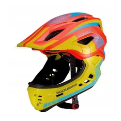 Kask rowerowy dziecięcy, Szczękowy, na rower, hulajnogę, ROCKBROS, S