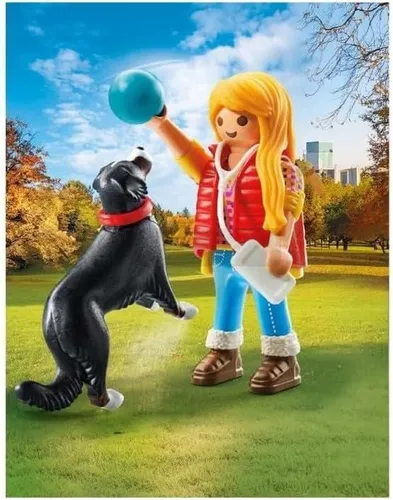 PLAYMOBIL MY LIFE 71738 DZIEWCZYNA Z PSEM PASTERSKIM zestaw dla dzieci 4+