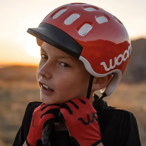 Kask rowerowy dziecięcy woom Kids red