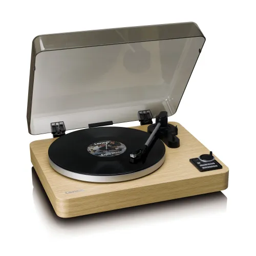 Gramofon Lenco LBTA-166SI Automatyczny Napęd paskowy Przedwzmacniacz Bluetooth Brązowy
