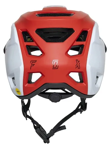 Kask rowerowy FOX Speedframe Pro Klif Fluorescencyjny Czerwony MTB (rozmiar S) MIPS