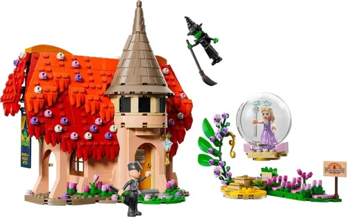 LEGO Wicked 75690 Wizyta Glindy i Elphaby w Munchkinland