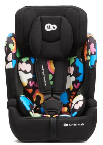 Fotelik samochodowy KINDERKRAFT Comfort Up I-Size Happy Shapes 76-150 cm (9-36 kg) Wielokolorowy
