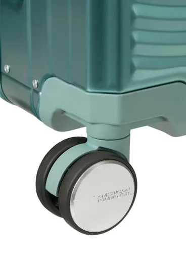 Walizka średnia American Tourister Soundbox Alu - dusty turquoise