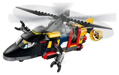 LEGO City 60462 Zestaw z helikopterem, wozem strażackim i łodzią podwodną